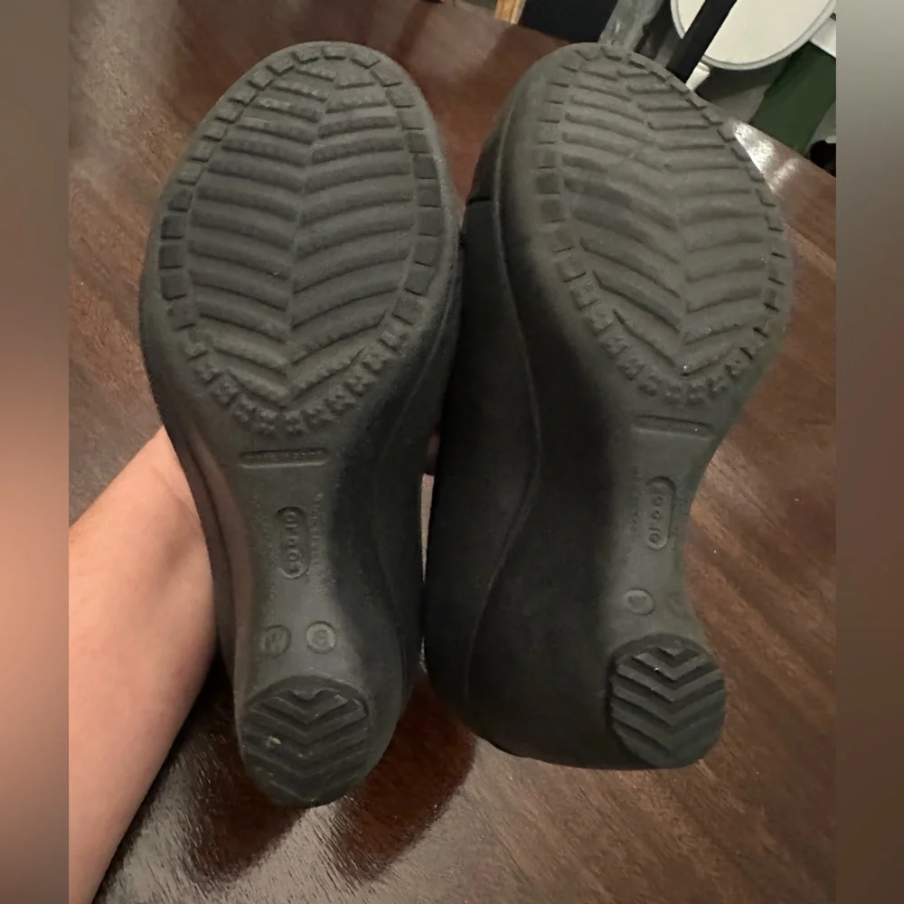 CROCS platform wedge